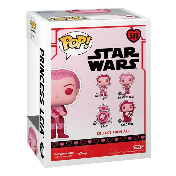 Funko Pop! Star Wars: Valentines - Princess Leia (Limited Edition!) - Picture 3 of 6